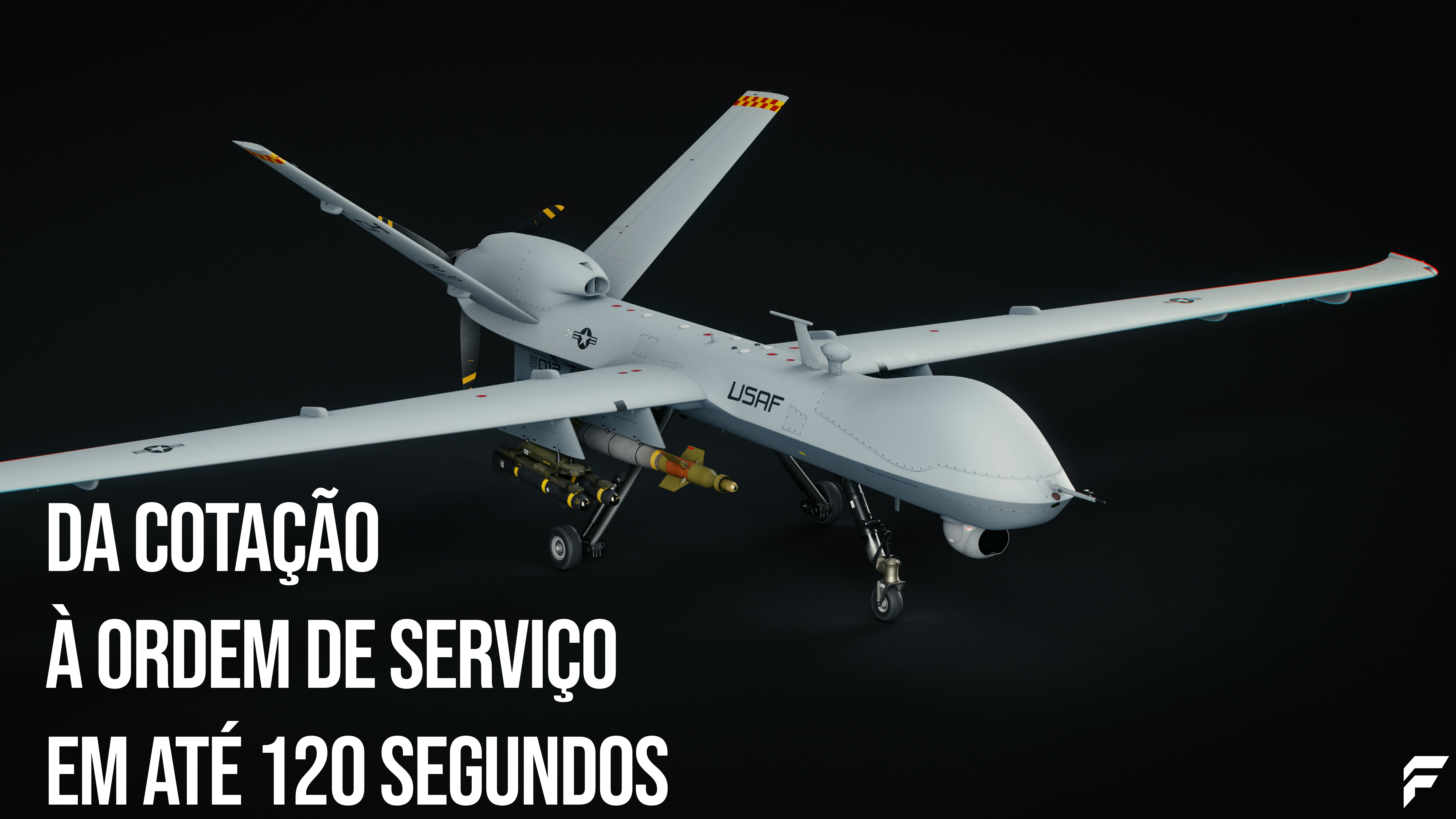 Da cotação à ordem de serviço em até 120 segundos